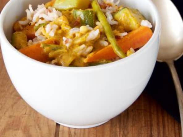 Curry de légumes sans gluten 
