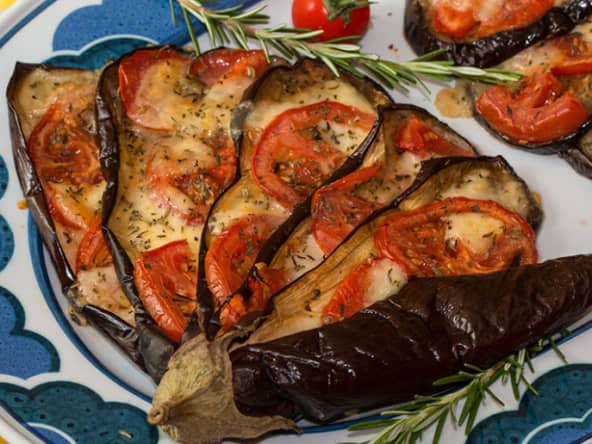 Éventail d’aubergines comme en Provence