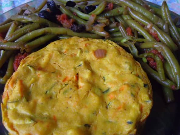 Tortillas espagnoles vegan à la courgette