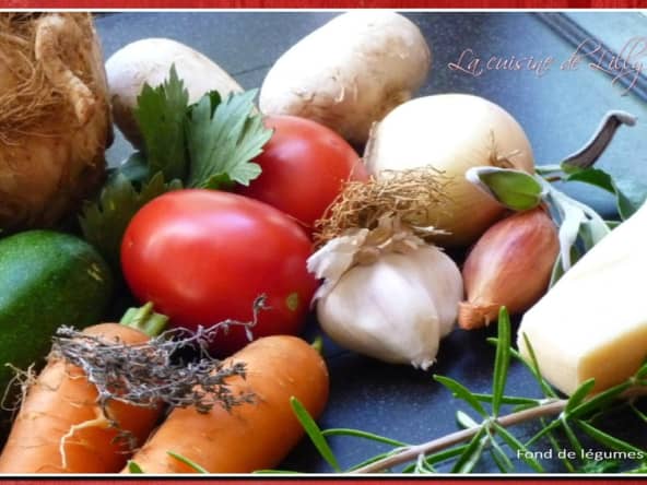 Fond de légumes maison