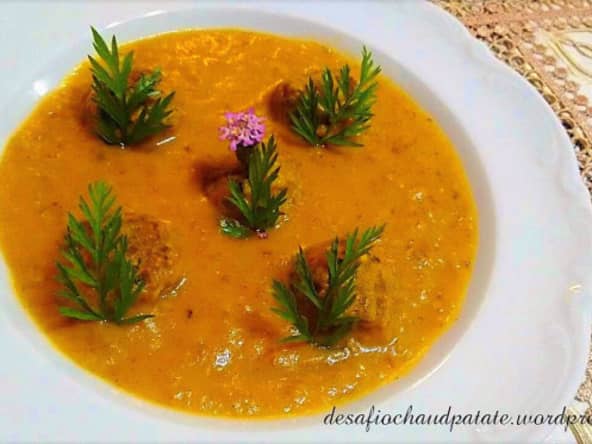 Chorba blanche algérienne au boulghour