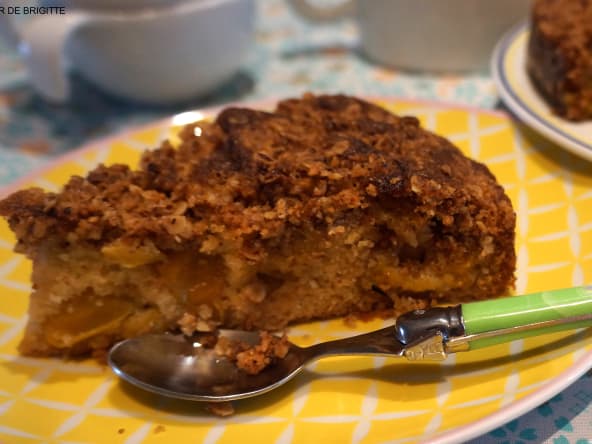 Gâteau Crumble Mirabelles sans gluten