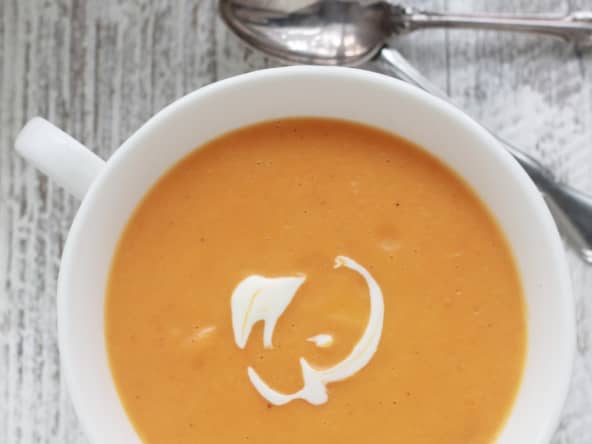 Velouté de carottes au fromage