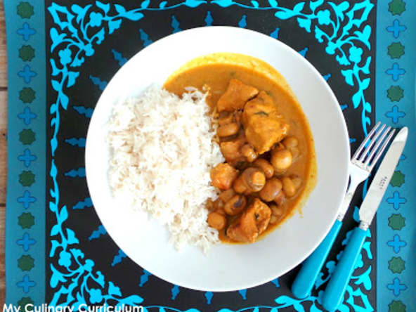 Sauté de porc aux épices tandoori