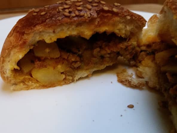 Pains farcis à la viande hachée