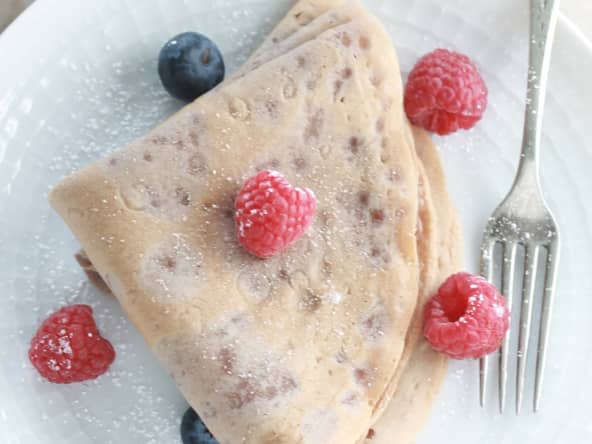 Crêpes au cacao faciles