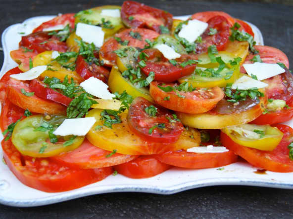 Salade de tomates anciennes