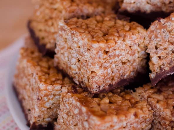Gâteau façon Lion aux Rice Krispies, Chamallows et Carambar