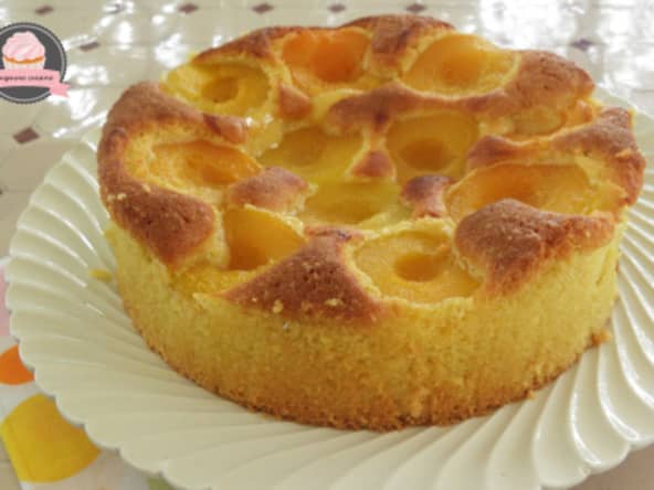 Gâteau moelleux aux amandes et aux abricots
