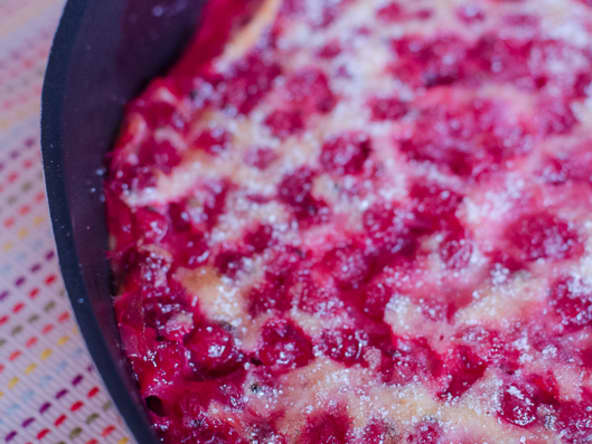 Clafoutis aux groseilles
