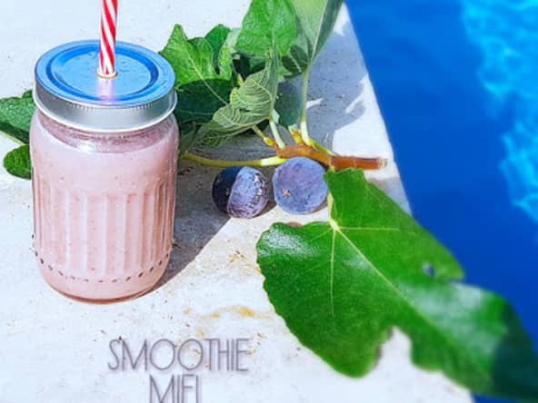 Smoothie figue miel noisette