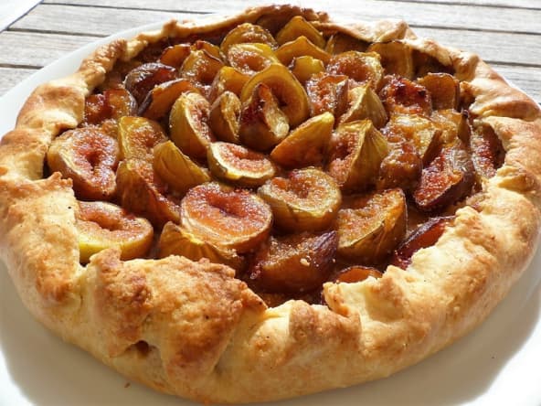 Tarte rustique de fin d'été aux figues