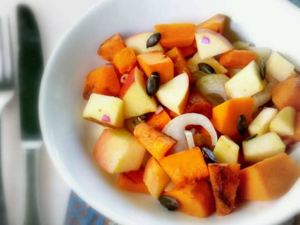 Salade de potiron giraumon à la pomme