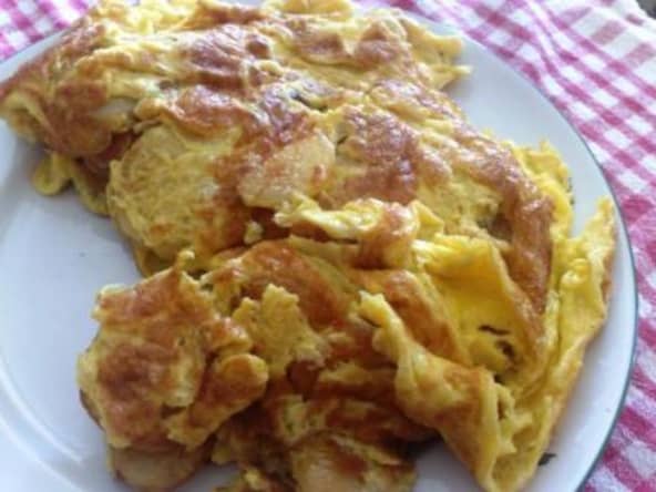Omelette aux pommes de terre