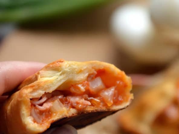 Chaussons aux oignons comme à Catane