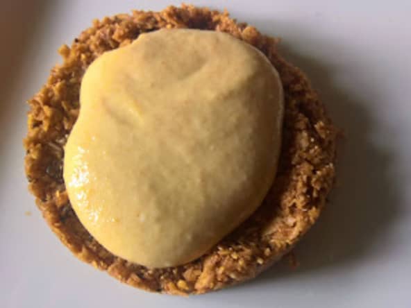 Tartelette healty crue au beurre de cacahuète
