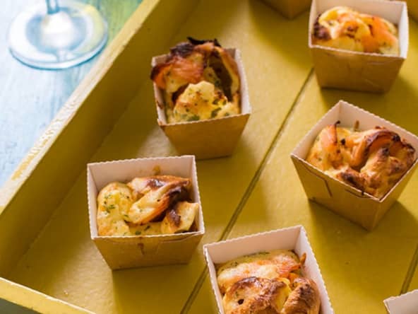 Quiche sans pâte au saumon fumé