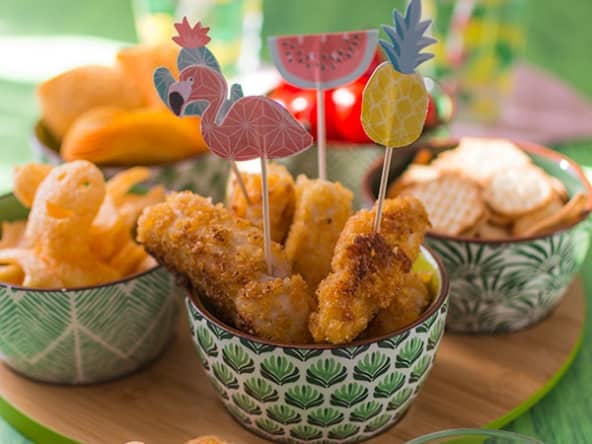 Poulet pané aux monster munch