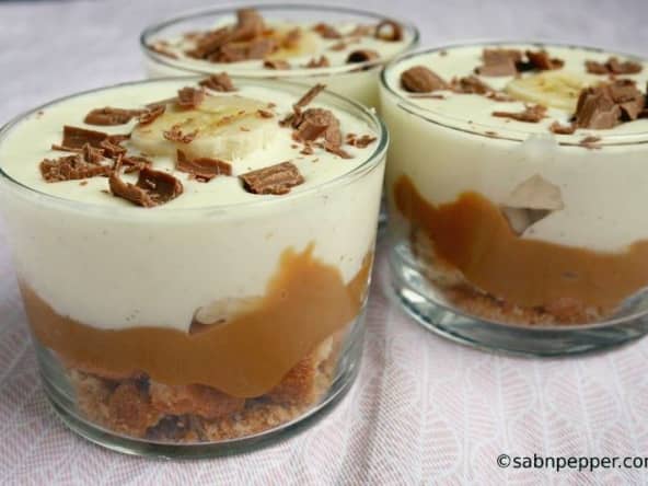 Banoffee en verrine
