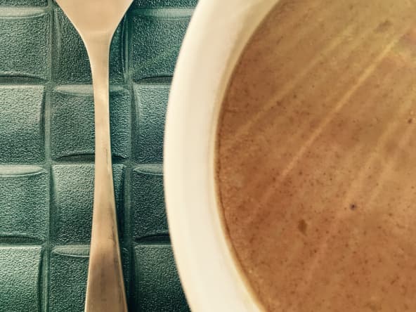 Crème dessert praliné façon Mont Blanc