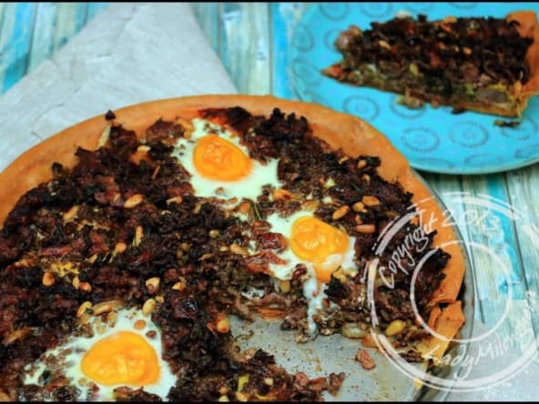 Tarte sucrée et épicée au boeuf et porc de Yotam Ottolenghi