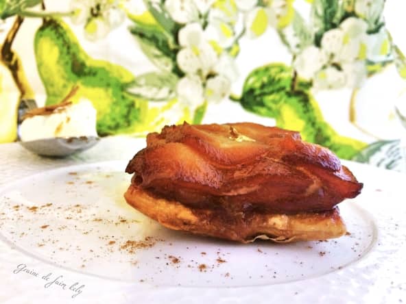 Tatin de poires à la cannelle