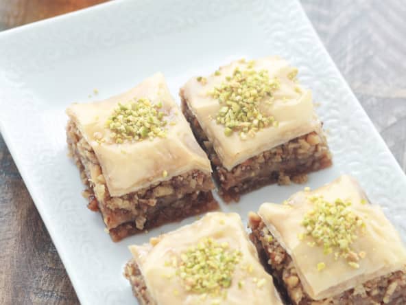 Baklawa ou Baklava aux noix facile