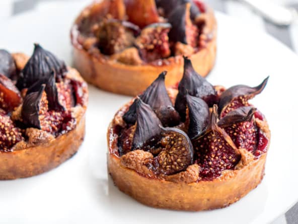 Tartelettes figues et praliné