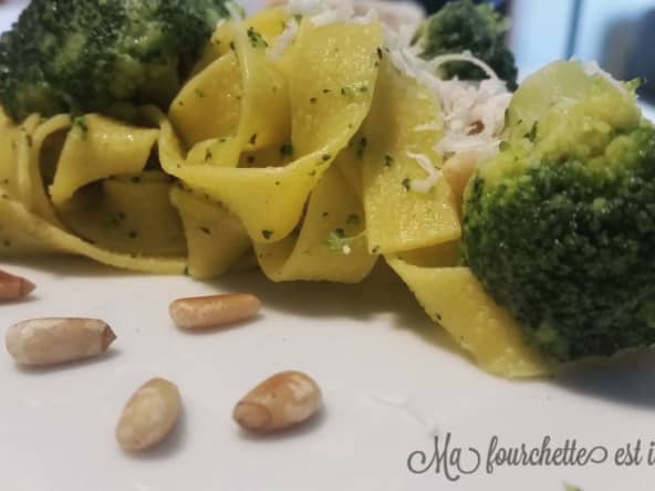 Tagliatelles aux brocolis 