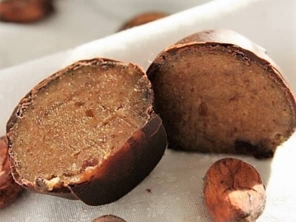 Bouchées chocolatées, Bio