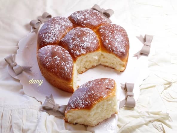 Brioche au fromage blanc et à la vanille