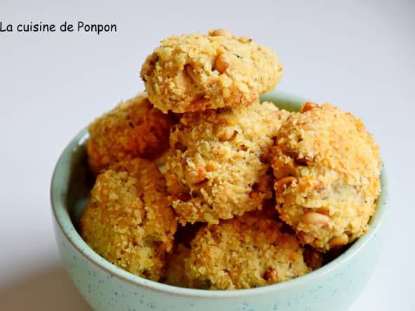 Cookies apéro au parmesan et pignon 