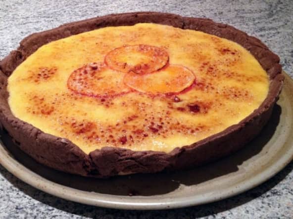 Tarte "brûlée" aux clémentines
