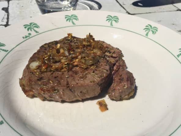 Tournedos de boeuf à l'échalote