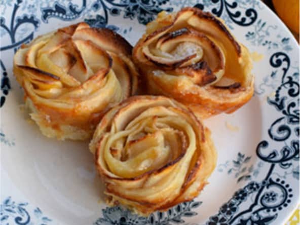 Tartelettes rosaces aux pommes