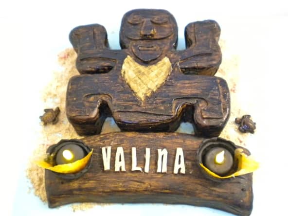 Gâteau Koh-Lanta pour les 11 ans de Valina