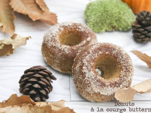 Donuts à la courge butternut cuits au four