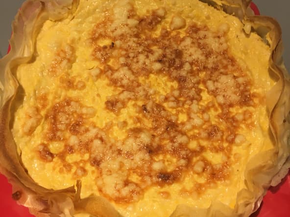 Tarte croustillante au potiron