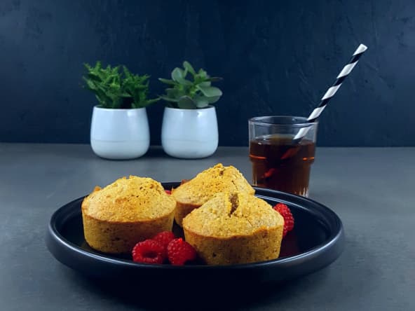 Muffins amande, noisette et fève tonka