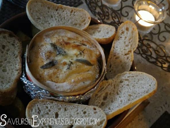 Mont d'Or gratiné aux herbes, sauge et thym