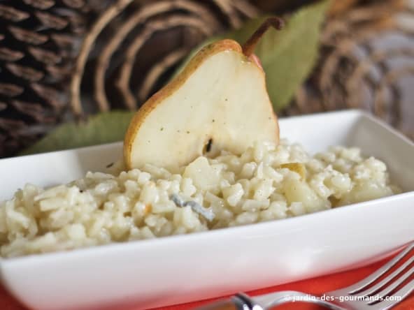 Risotto Gorgonzola et Poires