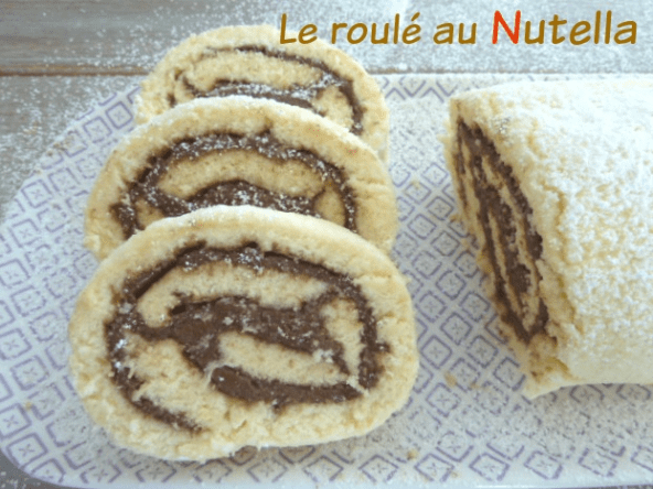 Le gâteau roulé au Nutella