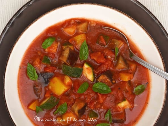 Soupe de ratatouille