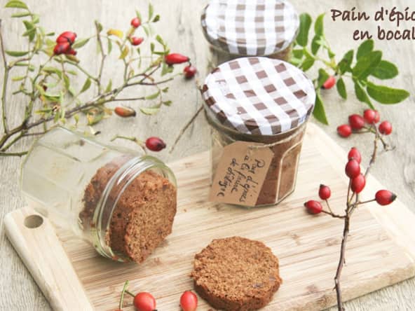 Pains d'épices à la farine de chataigne, cuits en bocal