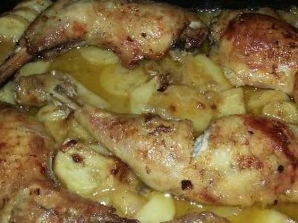 Poulet pommes de terre à la moutarde au cookeo