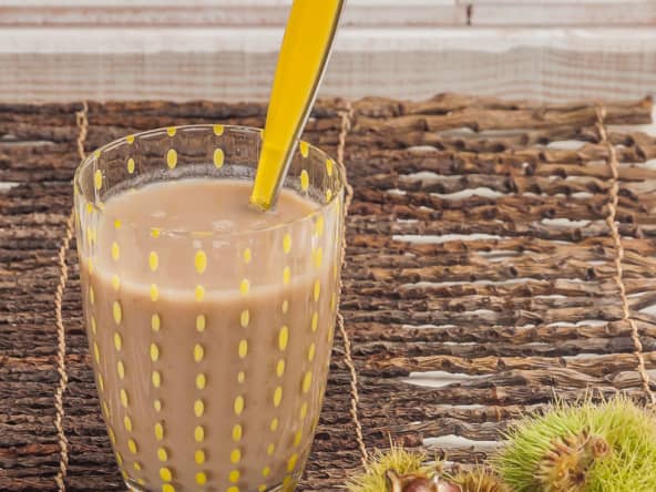 Soupe châtaignes pomme