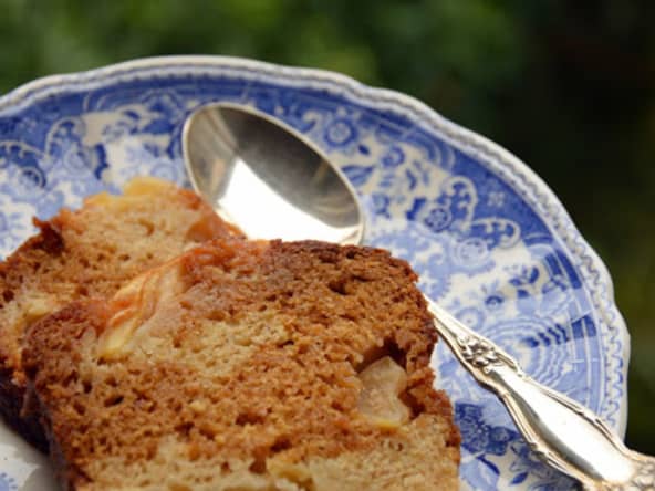 Gâteau pommes et spéculoos