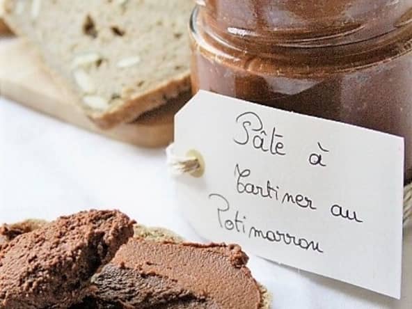 Pâte à tartiner au potimarron fait maison, bio, sans gluten