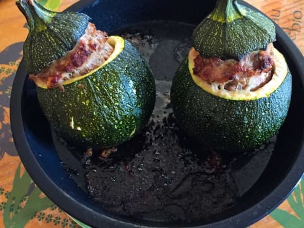 Courgettes farcies au Companion