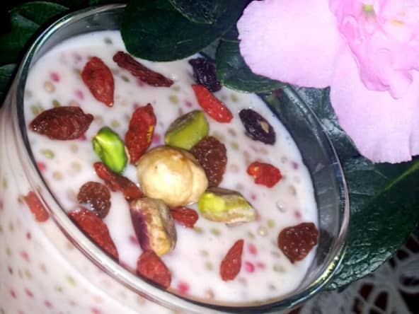 Perles de tapioca à la vanille